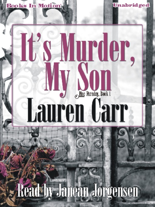 Title details for It's Murder My Son by Lauren Carr - Available